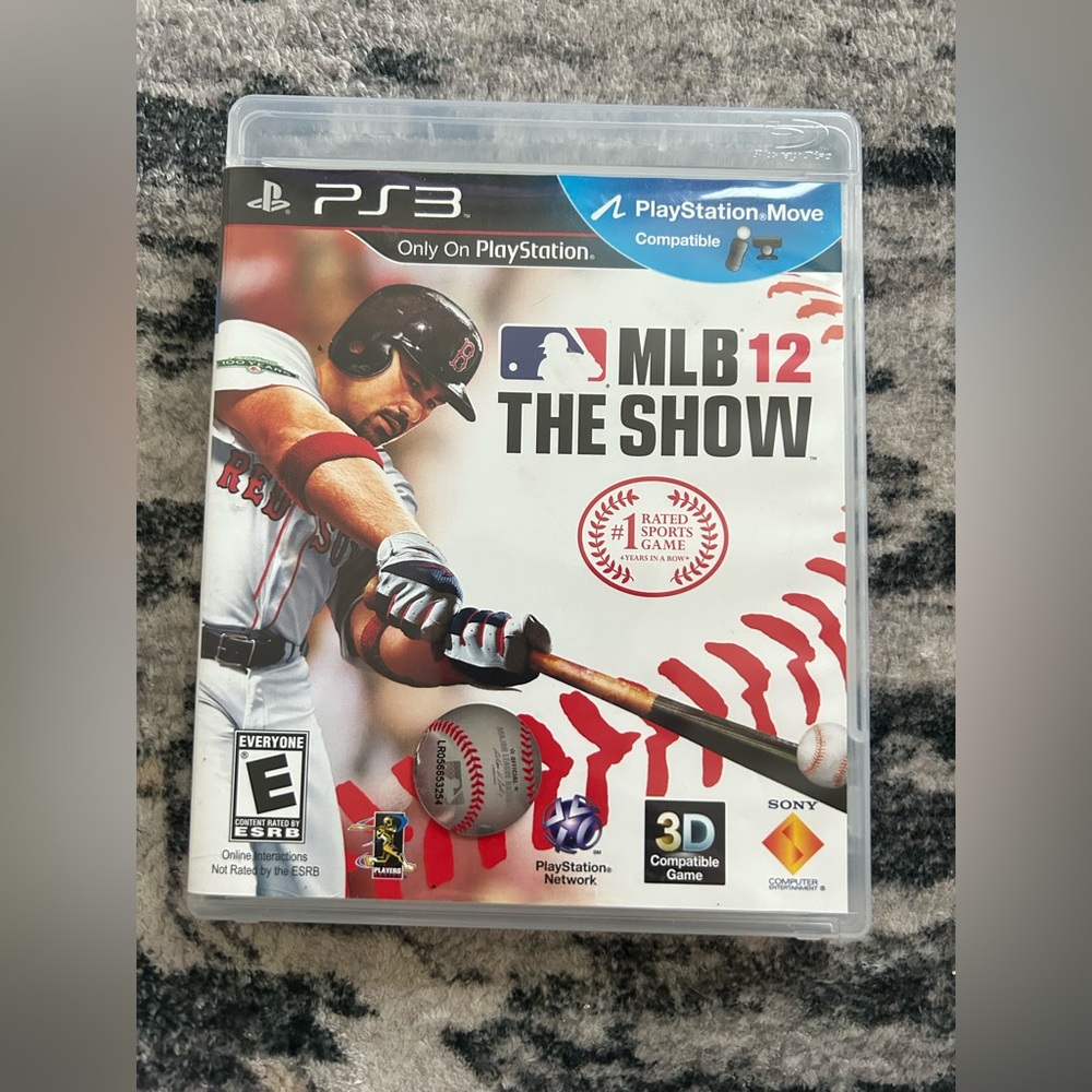MLB 12 The Show Play Station 3 PS3 Full Game Manual And Disc